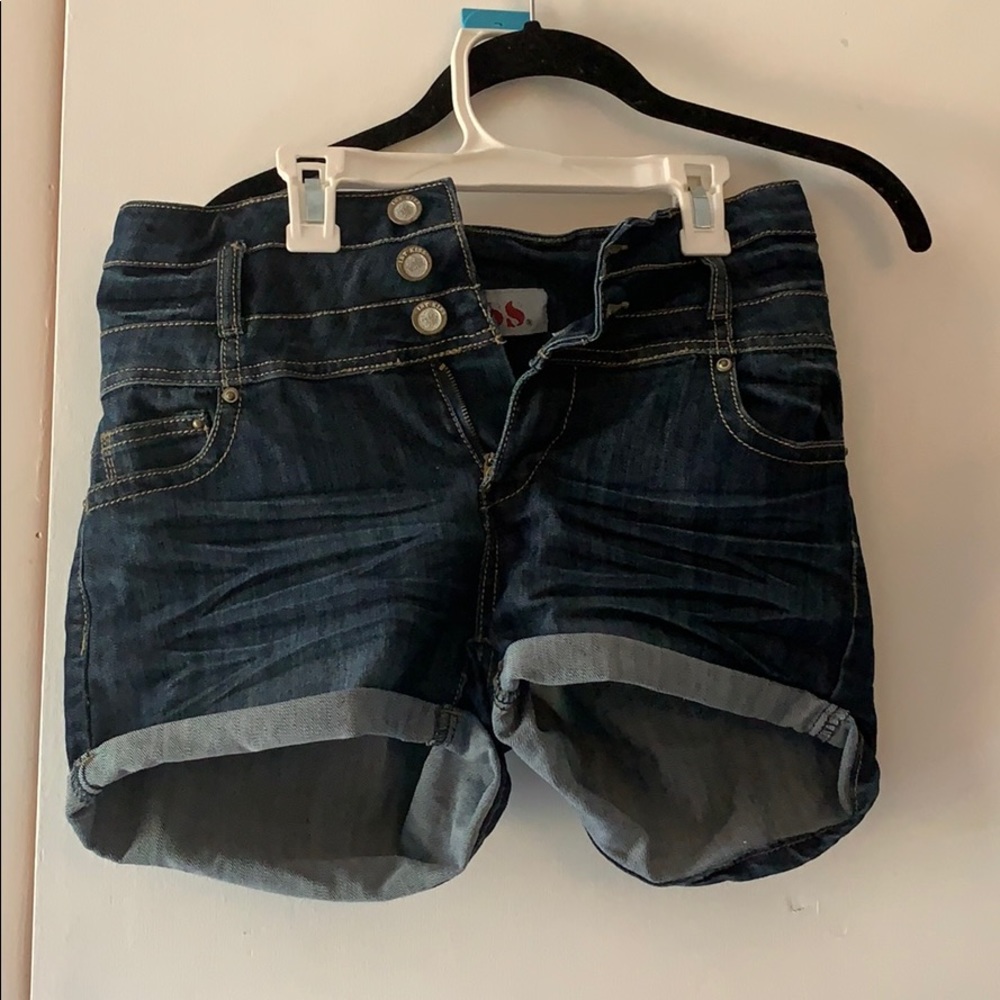 High Waist Denim Shorts